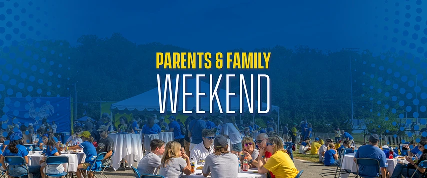 Logo for Parents and Family Weekend 2025 - Registration